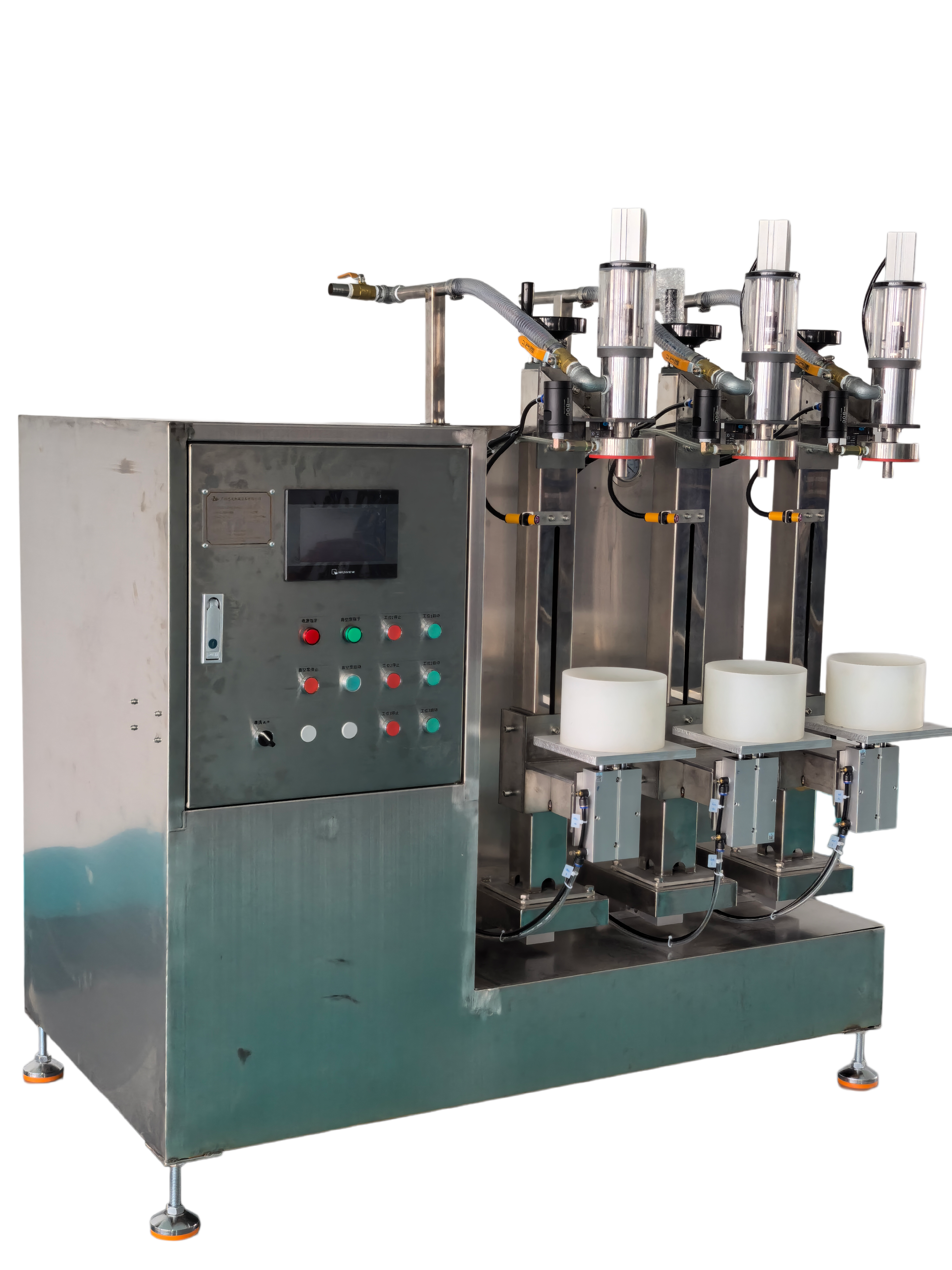 Three-station Dry Powder Filling Machine Filling Production Line